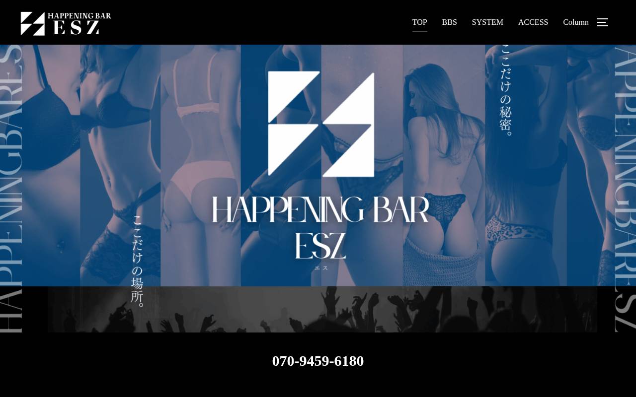 ESZの公式サイトのトップページ